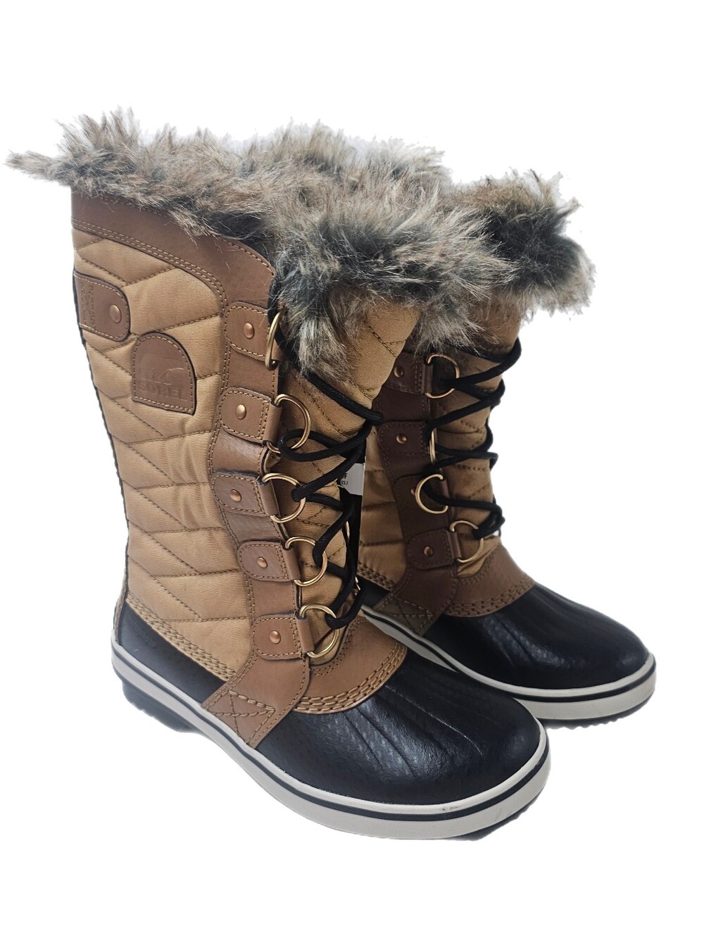 SOREL Tofino II Waterproof Insulated Winter Snow Boots Curry Fawn Women Size 5